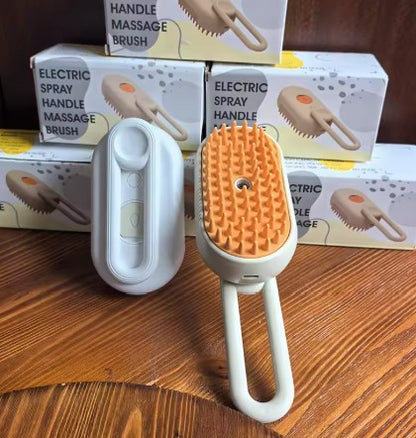 Cepillo 3 en 1 con Vapor Relajante para tu mascota!🐶✨