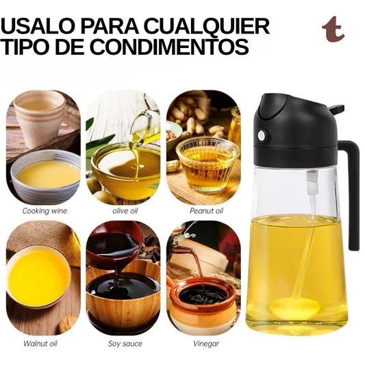 Botella Para Aceite 2 En 1